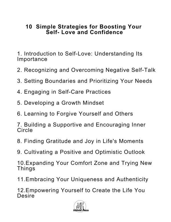 Loving Myself: A Guidebook and Journal for Cultivating Self-Love and Self-Confidence: Embrace Your Inner Power: A Guide to Boosting Self-Love and Confidence - Image 2