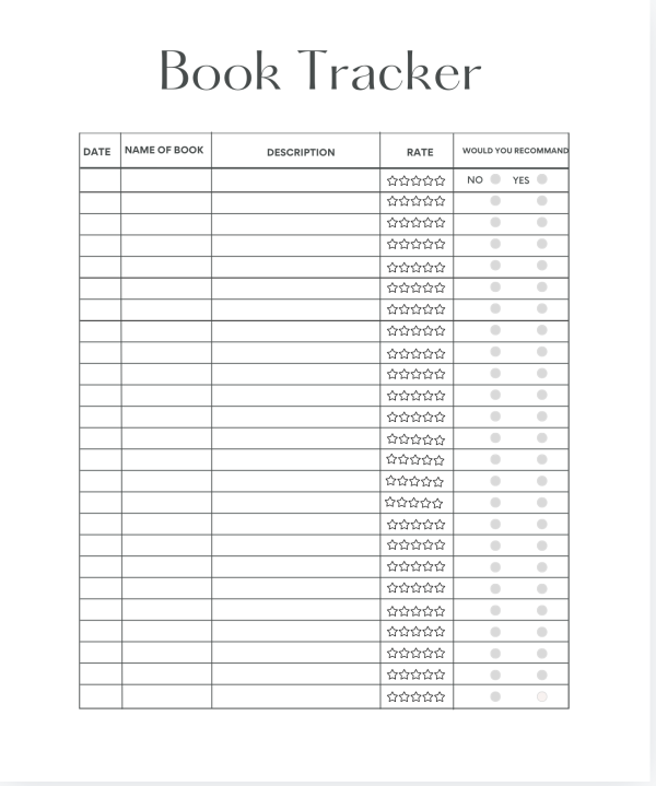 Reading log Book Journal - Image 4